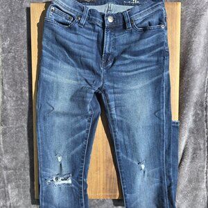J.Crew Lookout High Rise Jeans - Indigo Wash - Size 26